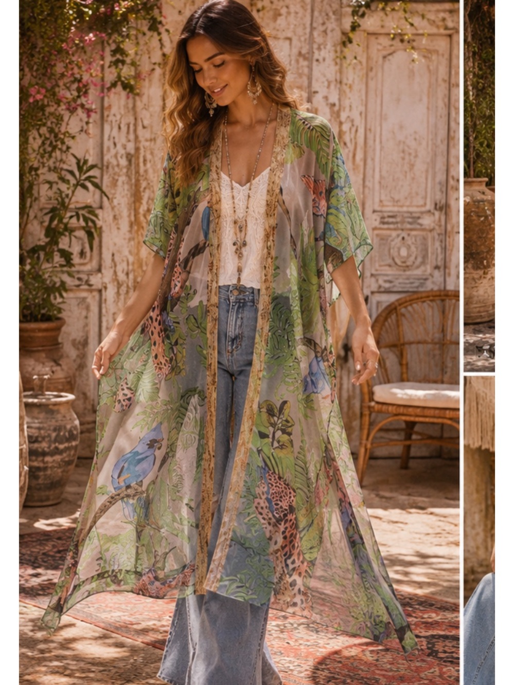 🆕 WILD NIGHTS MAXI KIMONO